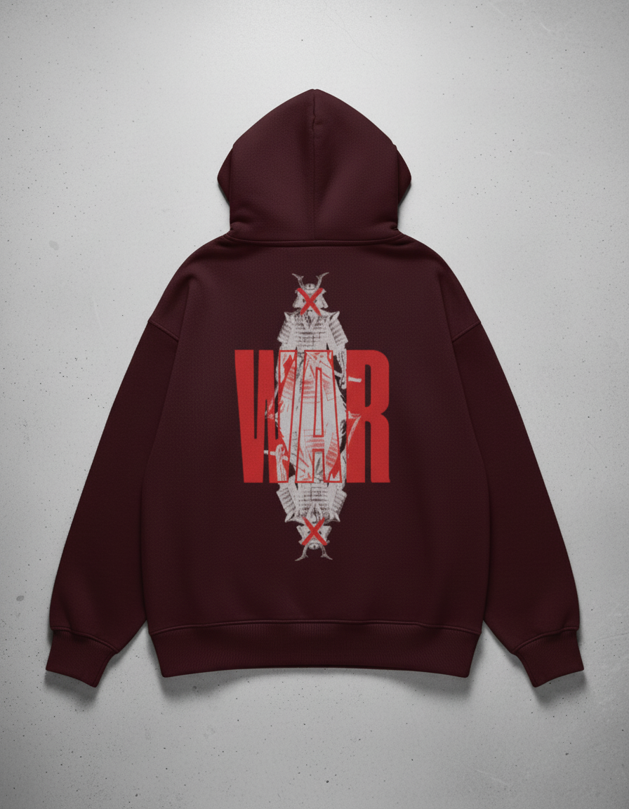 War Oversized Unisex Hoodie